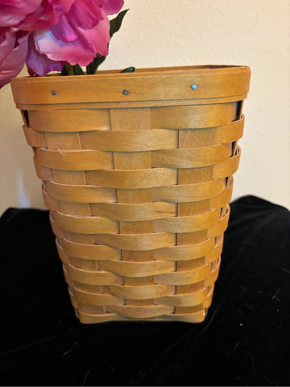 Longaberger Vintage 1998 Classic Tall Spoon Basket, 6.5”W, 8.5”H